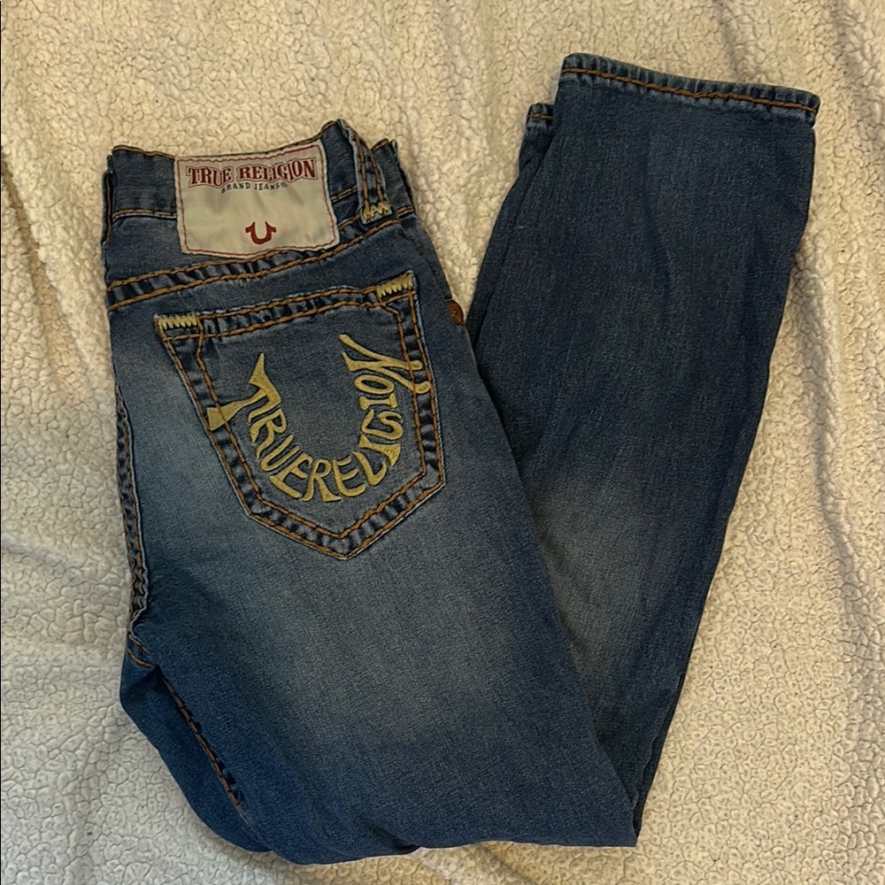 True Religion Blue Relaxed Jeans